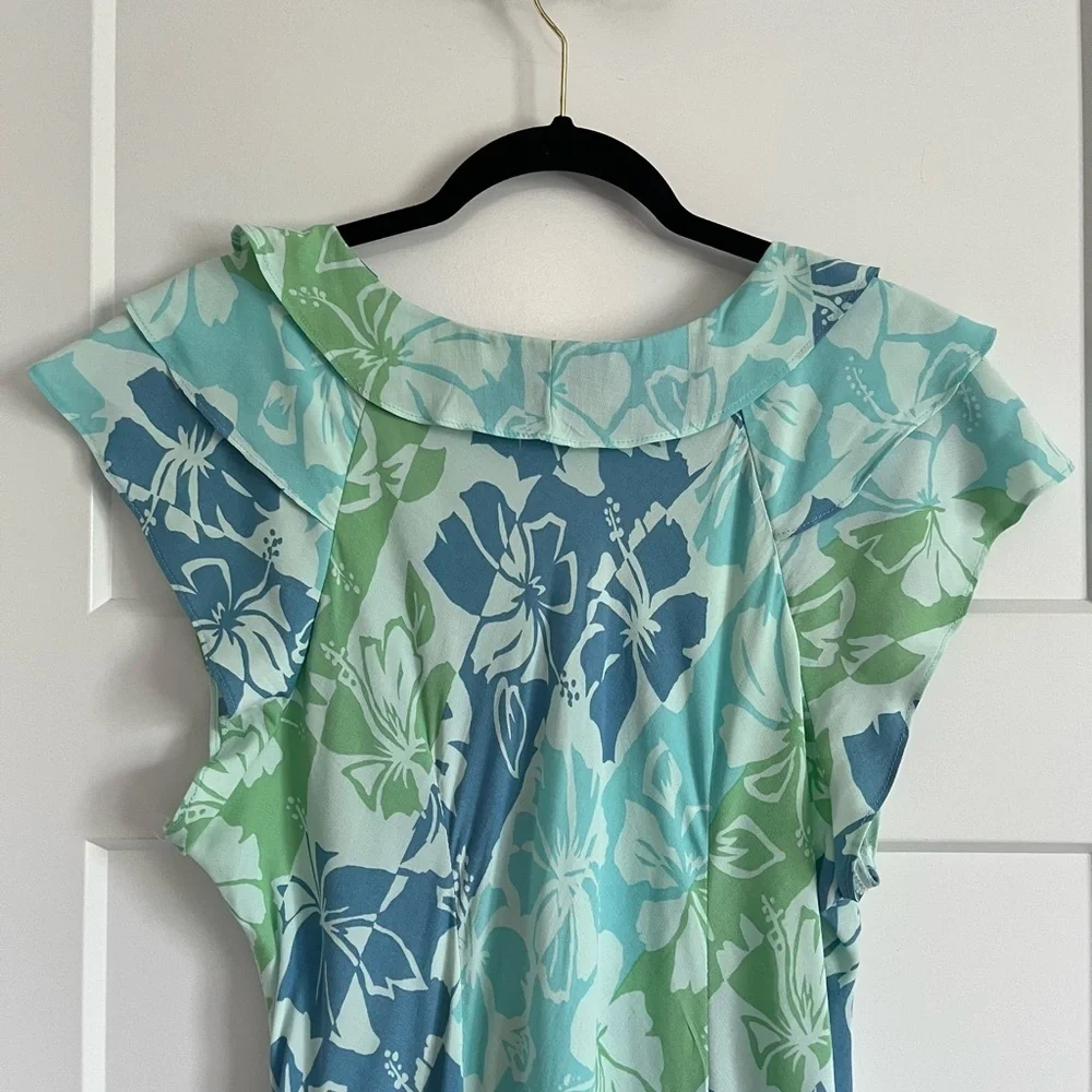 Vintage Hilo Hattie Floral Dress Large - Picture 7 of 15
